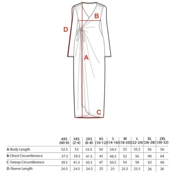 Universal Standard Rivers Wrap Dress Black Long Sleeve size 3XS US 2/4 Small - Picture 9 of 9